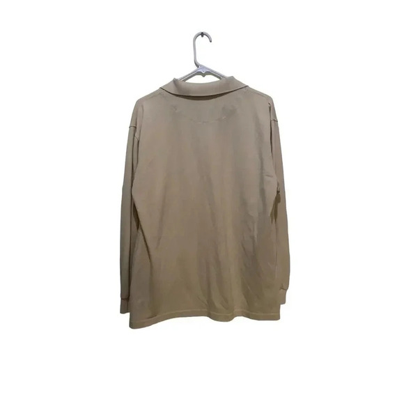 Polo Ralph Lauren Tan Long Sleeve Green Pony Slim-Fit Polo Shirt Size XXL - Picture 2 of 4